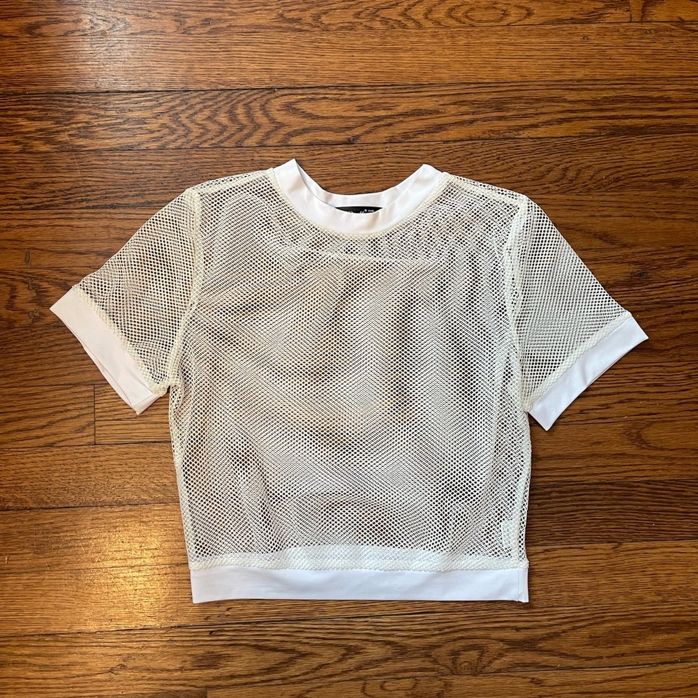 Mesh crop top